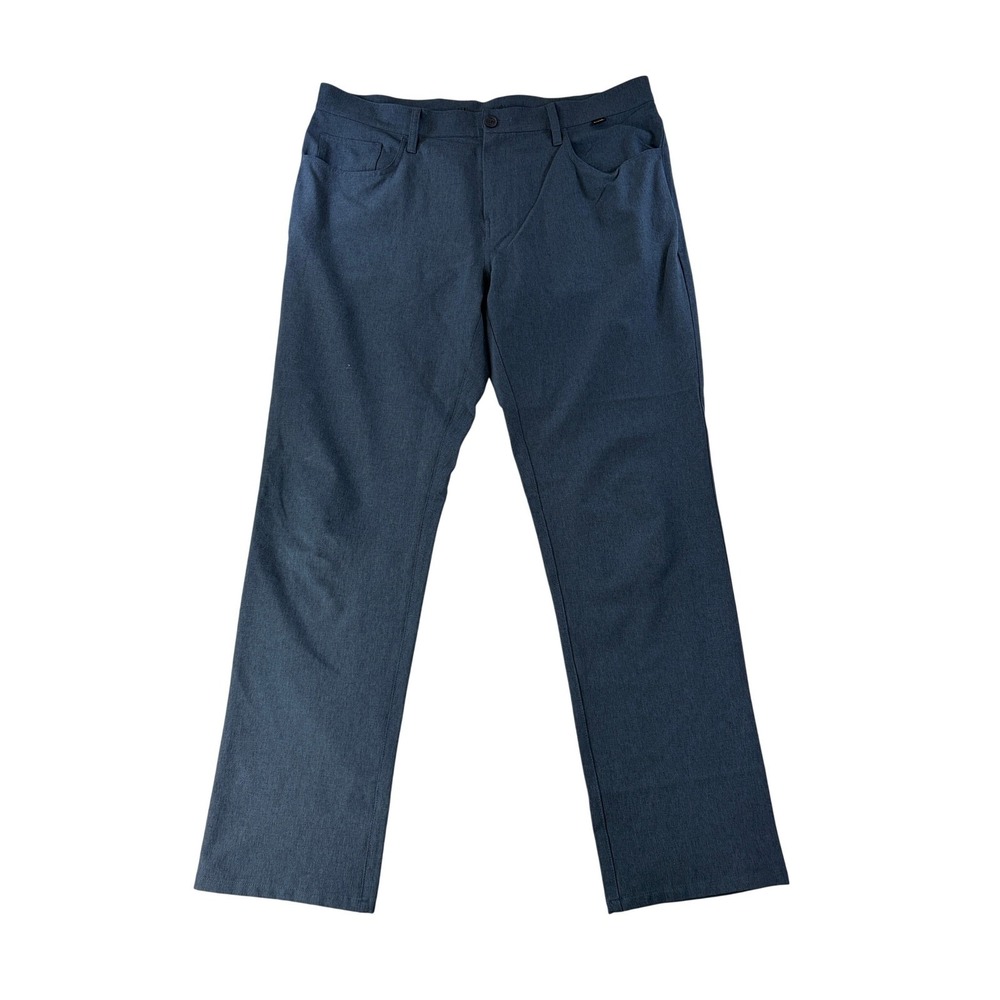TravisMathew Pants Mens 38x32 Open to Close 2.0 Tech Chino Blue Golf